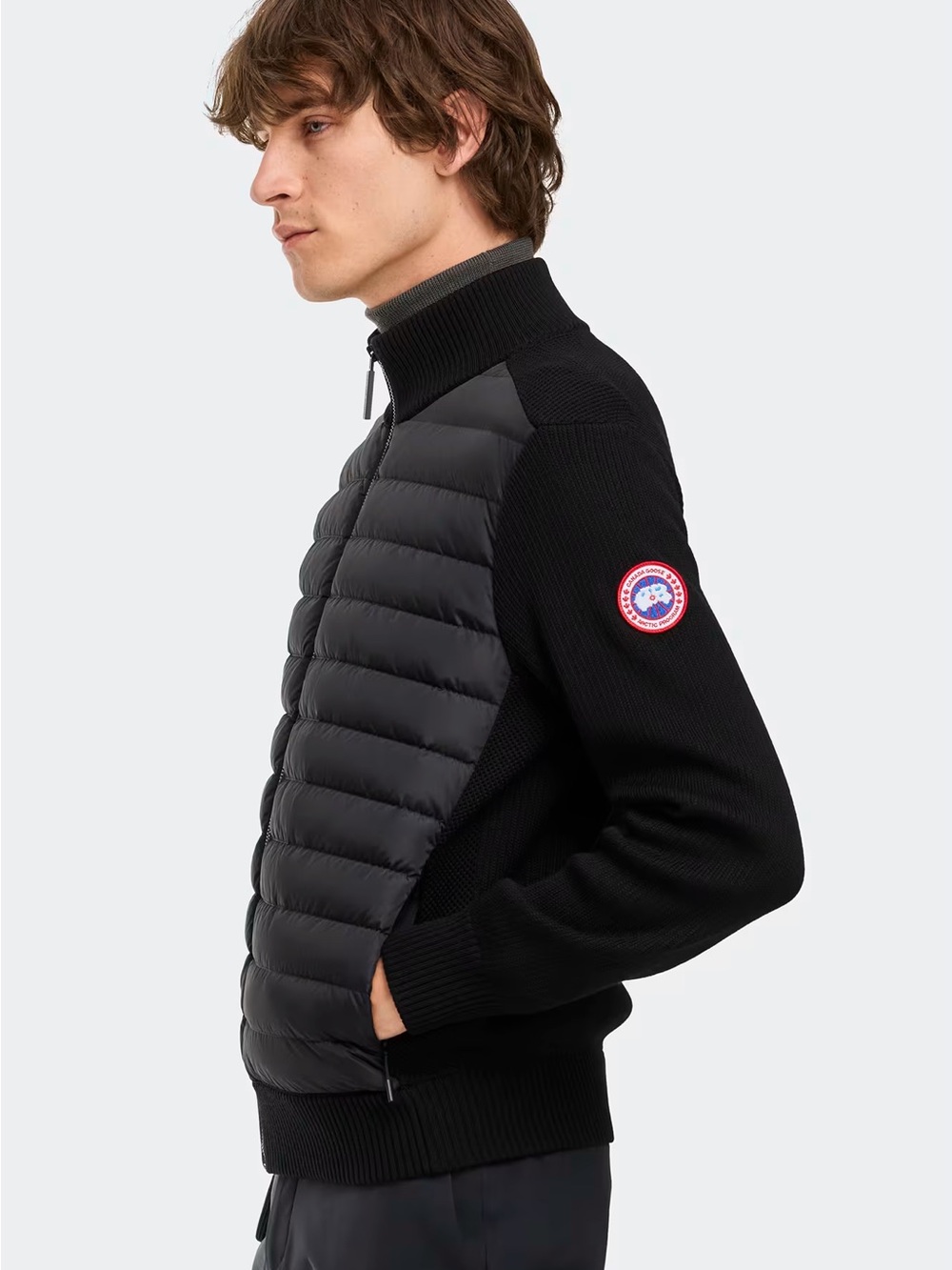 Canada Goose Hybrid Knit Jacket Black L NWT Full Set Authentic